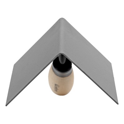 Кельма угловая, 110 х 75 х 75 мм, стальная, для внутренних углов, буковая ручка Сибртех Кельма угловая, 110 х 75 х 75 мм, стальная, для внутренних углов, буковая ручка Сибртех