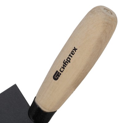 Кельма угловая, 110 х 75 х 75 мм, стальная, для внутренних углов, буковая ручка Сибртех Кельма угловая, 110 х 75 х 75 мм, стальная, для внутренних углов, буковая ручка Сибртех