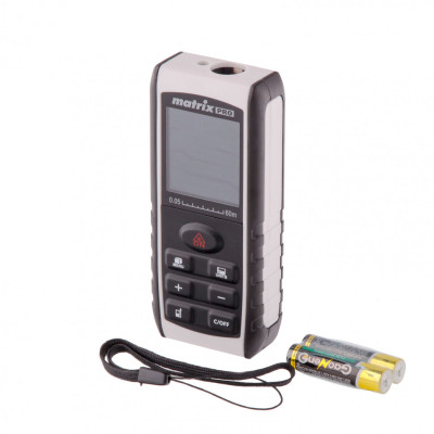 Лазерный дальномер LD-60,60 м,с электронным угломером Matrix Лазерный дальномер LD-60,60 м,с электронным угломером Matrix