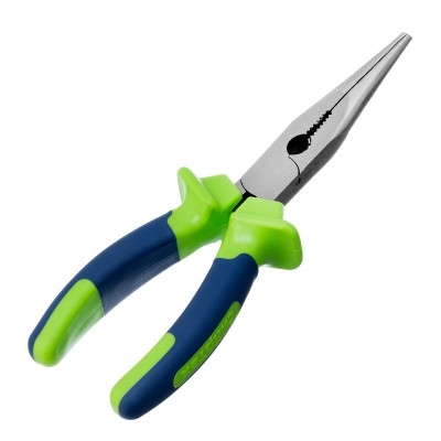 Длинногубцы прямые, 200 мм, двухкомпонентные рукоятки Сибртех Длинногубцы прямые, 200 мм, двухкомпонентные рукоятки Сибртех