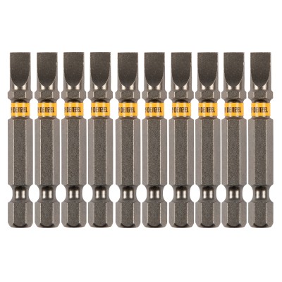 Бита SL6,0х50, сталь S2, шестигранный профиль, 10 шт. Е 6,3 Denzel Бита SL6,0х50, сталь S2, шестигранный профиль, 10 шт. Е 6,3 Denzel