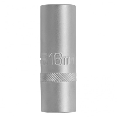 Головка торцевая свечная, шестигранная, 16 мм, под квадрат 1/2 Stels Головка торцевая свечная, шестигранная, 16 мм, под квадрат 1/2 Stels