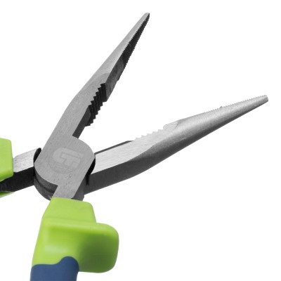 Длинногубцы прямые, 180 мм, двухкомпонентные рукоятки Сибртех Длинногубцы прямые, 180 мм, двухкомпонентные рукоятки Сибртех