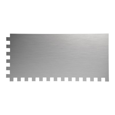 Гладилка стальная, 280 x 130 мм, зеркальная полировка, пластмастмассовая ручка, зуб 10 x 10 мм Matrix Гладилка стальная, 280 x 130 мм, зеркальная полировка, пластмастмассовая ручка, зуб 10 x 10 мм Matrix