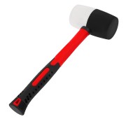 Киянка резиновая, 910 г, черно-белая резина, фибергласовая рукоятка Matrix