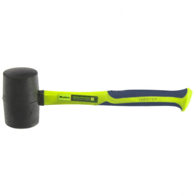 Киянка резиновая, 680 г, черная резина, фибергласовая рукоятка Сибртех Киянка резиновая, 680 г, черная резина, фибергласовая рукоятка Сибртех