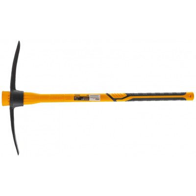 Кирка 2000 г, узкая, фиберглассовая обрезиненная рукоятка 900 мм// Denzel Кирка 2000 г, узкая, фиберглассовая обрезиненная рукоятка 900 мм// Denzel