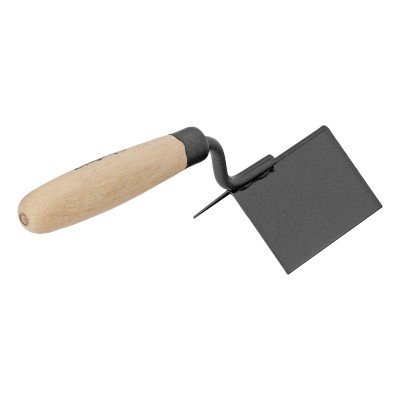 Кельма угловая, 80 х 60 х 60 мм, стальная, для внешних углов, буковая ручка Сибртех Кельма угловая, 80 х 60 х 60 мм, стальная, для внешних углов, буковая ручка Сибртех