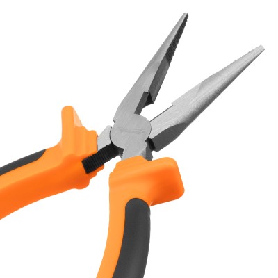 Длинногубцы прямые Comfort, 180 мм, шлифованные, двухкомпонентные рукоятки Sparta Длинногубцы прямые Comfort, 180 мм, шлифованные, двухкомпонентные рукоятки Sparta