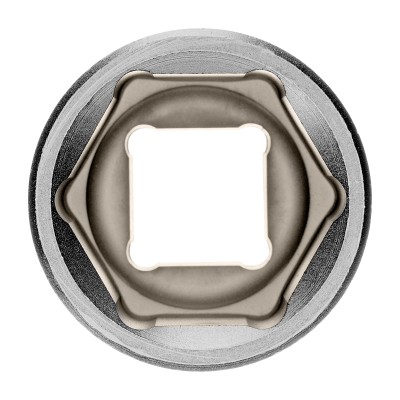 Головка торцевая, 23 мм, шестигранная, CrV, под квадрат 1/2 Stels Головка торцевая, 23 мм, шестигранная, CrV, под квадрат 1/2 Stels