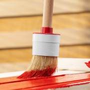 Кисть круглая №12 (45 мм) натуральная щетина, деревянная ручка MTX