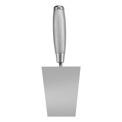 Кельма из нержавеющей стали, 120 х 79 мм, деревянная ручка Matrix Кельма из нержавеющей стали, 120 х 79 мм, деревянная ручка Matrix