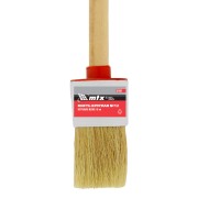 Кисть круглая №12 (45 мм) натуральная щетина, деревянная ручка MTX