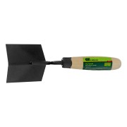 Кельма угловая, 80 х 60 х 60 мм, стальная, для внешних углов, буковая ручка Сибртех
