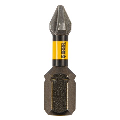 Бита IMPACT, PH1x25 мм, лазерная обработка шлица, сталь S2, 10 шт., Е 6,3 Denzel Бита IMPACT, PH1x25 мм, лазерная обработка шлица, сталь S2, 10 шт., Е 6,3 Denzel