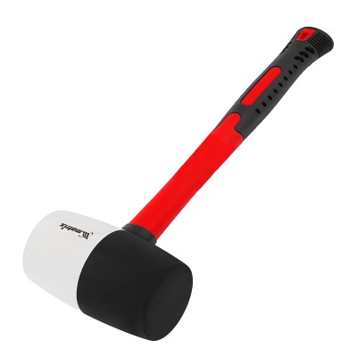 Киянка резиновая, 910 г, черно-белая резина, фибергласовая рукоятка Matrix Киянка резиновая, 910 г, черно-белая резина, фибергласовая рукоятка Matrix