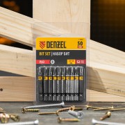 Бита PH3х50, сталь S2, шестигранный профиль, 10 шт. Е 6,3 Denzel