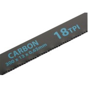 Полотна для ножовки по металлу, 300 мм, 18 TPI, Carbon, 2 шт Gross