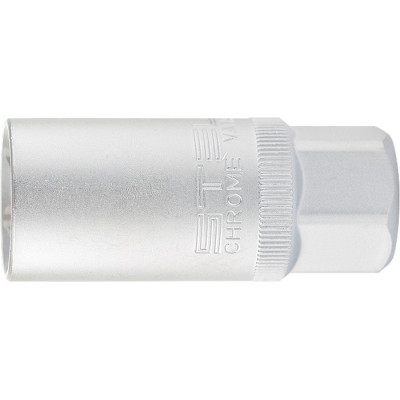 Головка торцевая свечная, двенадцатигранная, 21 мм, под квадрат 1/2 Stels Головка торцевая свечная, двенадцатигранная, 21 мм, под квадрат 1/2 Stels