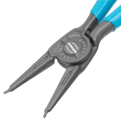 Съемник, 175 мм, для внешних стопорных колец (19-60 мм), прямые губки (разжим) Gross Съемник, 175 мм, для внешних стопорных колец (19-60 мм), прямые губки (разжим) Gross