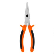 Длинногубцы прямые, Comfort, 200 мм, шлифованные, двухкомпонентные рукоятки Sparta