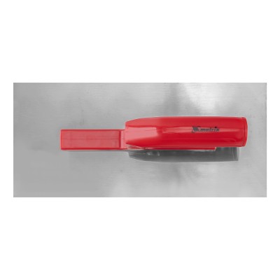 Гладилка из нержавеющей стали, 280 х 130 мм, зеркальная полировка, пластмассовая ручка Matrix Гладилка из нержавеющей стали, 280 х 130 мм, зеркальная полировка, пластмассовая ручка Matrix