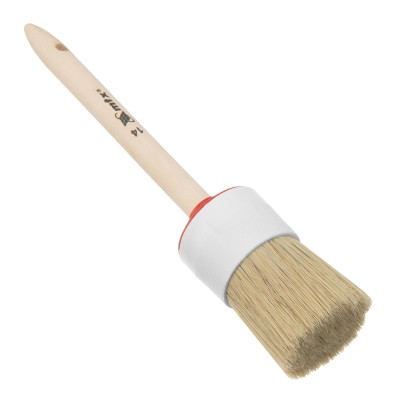 Кисть круглая №14 (50 мм) натуральная щетина, деревянная ручка MTX Кисть круглая №14 (50 мм) натуральная щетина, деревянная ручка MTX