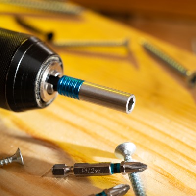 Адаптер для бит с двойным держателем и магнитом, 65 мм, 1/4 Gross Адаптер для бит с двойным держателем и магнитом, 65 мм, 1/4 Gross