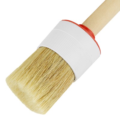 Кисть круглая №16 (55 мм) натуральная щетина, деревянная ручка MTX Кисть круглая №16 (55 мм) натуральная щетина, деревянная ручка MTX