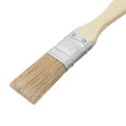 Кисть плоская "Евро" 1", натуральная щетина, деревянная ручка MTX