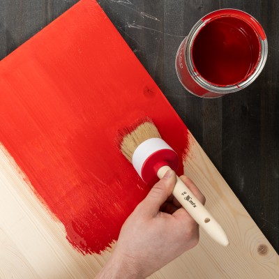 Кисть круглая №16 (55 мм) натуральная щетина, деревянная ручка MTX Кисть круглая №16 (55 мм) натуральная щетина, деревянная ручка MTX