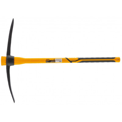 Кирка 3000 г, фиберглассовая обрезиненная рукоятка 900 мм// Denzel Кирка 3000 г, фиберглассовая обрезиненная рукоятка 900 мм// Denzel