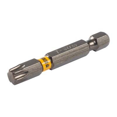 Бита TX 40х50, сталь S2, шестигранный профиль, 10 шт. Е 6,3 Denzel Бита TX 40х50, сталь S2, шестигранный профиль, 10 шт. Е 6,3 Denzel