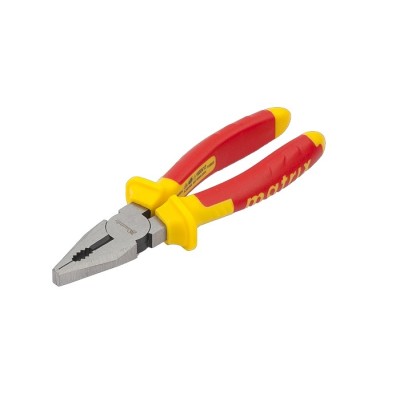 Плоскогубцы комбинированные, Insulated, 180 мм, двухкомпонентные рукоятки Matrix Professional Плоскогубцы комбинированные, Insulated, 180 мм, двухкомпонентные рукоятки Matrix Professional