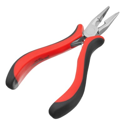 Длинногубцы прямые Mini, 130 мм, никелированные, авторазжим, двухкомпонентные рукоятки Matrix Длинногубцы прямые Mini, 130 мм, никелированные, авторазжим, двухкомпонентные рукоятки Matrix