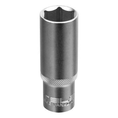 Головка торцевая удлиненная, 21 мм, шестигранная, CrV, под квадрат 1/2 Stels Головка торцевая удлиненная, 21 мм, шестигранная, CrV, под квадрат 1/2 Stels