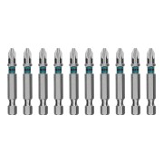 Бита PZ2х50мм, сталь S2, шестигр., отрывн., 10 шт. Gross