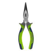 Длинногубцы прямые 160 мм, фосфатирование, трехкомпонентные рукоятки Сибртех