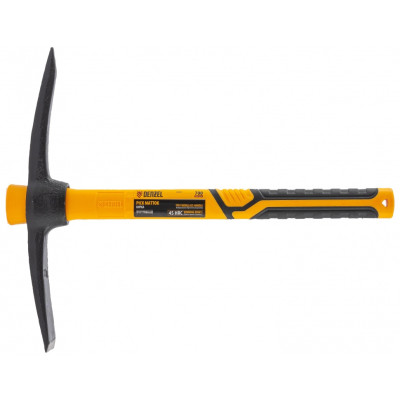 Кирка 700 г, фибергласовая обрезиненная рукоятка 385 мм// Denzel Кирка 700 г, фибергласовая обрезиненная рукоятка 385 мм// Denzel