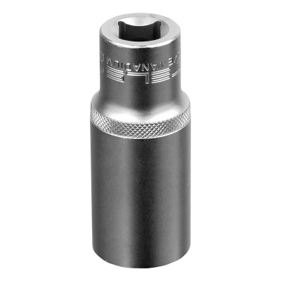 Головка торцевая удлиненная, 24 мм, шестигранная, CrV, под квадрат 1/2 Stels Головка торцевая удлиненная, 24 мм, шестигранная, CrV, под квадрат 1/2 Stels