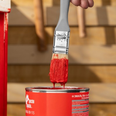 Кисть плоская "Евро" 1", натуральная щетина, пластмассовая ручка MTX Кисть плоская "Евро" 1", натуральная щетина, пластмассовая ручка MTX