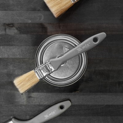 Кисть плоская "Евро" 1", натуральная щетина, пластмассовая ручка MTX Кисть плоская "Евро" 1", натуральная щетина, пластмассовая ручка MTX