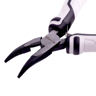 Длинногубцы Mini, 125 мм, изогнутые, авторазжим, Pro Matrix Длинногубцы Mini, 125 мм, изогнутые, авторазжим, Pro Matrix