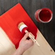 Кисть круглая №18 (60 мм) натуральная щетина, деревянная ручка MTX