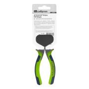 Длинногубцы прямые 160 мм, фосфатирование, трехкомпонентные рукоятки Сибртех