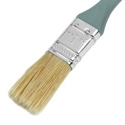 Кисть плоская "Евро" 1", натуральная щетина, пластмассовая ручка MTX Кисть плоская "Евро" 1", натуральная щетина, пластмассовая ручка MTX