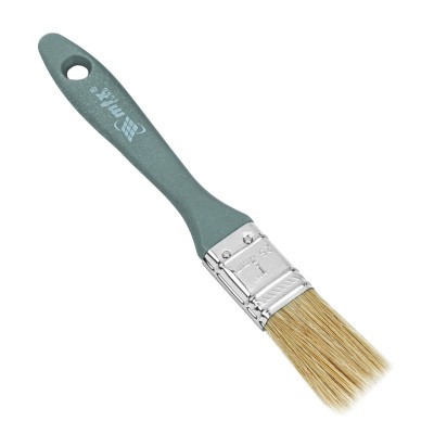 Кисть плоская "Евро" 1", натуральная щетина, пластмассовая ручка MTX Кисть плоская "Евро" 1", натуральная щетина, пластмассовая ручка MTX