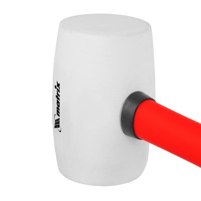 Киянка резиновая, 450 г, белая резина, фибергласовая рукоятка Matrix Киянка резиновая, 450 г, белая резина, фибергласовая рукоятка Matrix