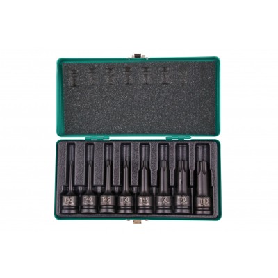 Набор ударных торцевых головок Torx 1/2", в кейсе, 8 шт. Stels Набор ударных торцевых головок Torx 1/2", в кейсе, 8 шт. Stels