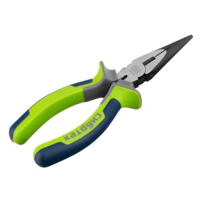 Длинногубцы прямые 160 мм, фосфатирование, трехкомпонентные рукоятки Сибртех Длинногубцы прямые 160 мм, фосфатирование, трехкомпонентные рукоятки Сибртех